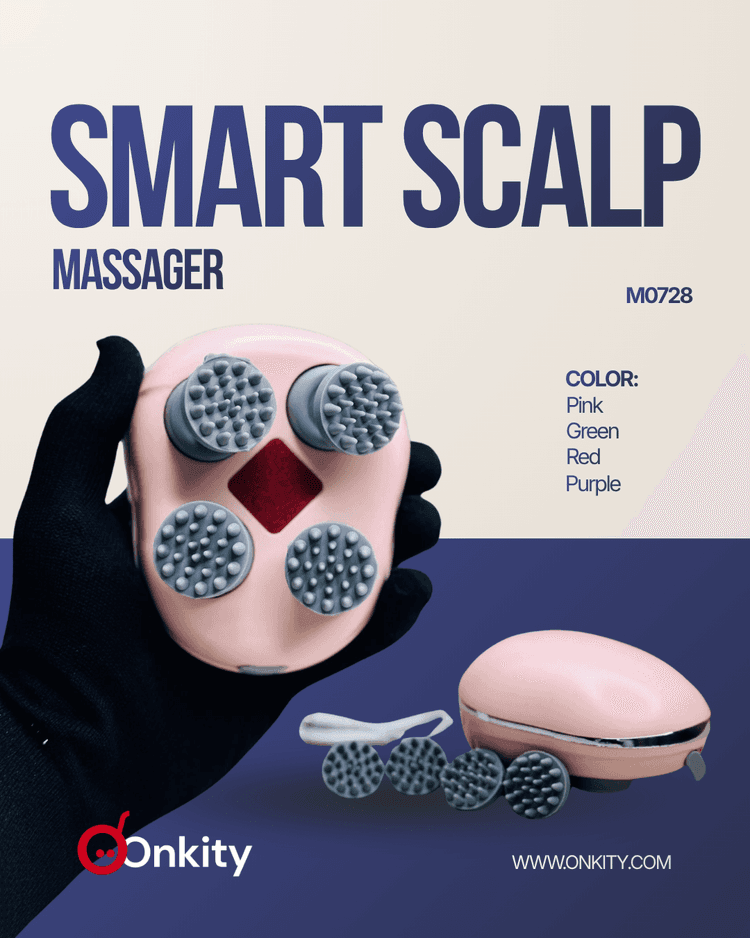 Smart Scalp Massager M0728 - Rechargeable Head & Scalp Massager